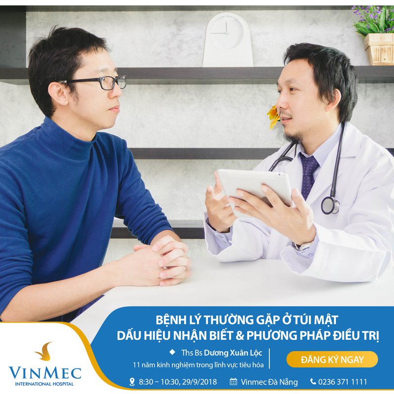 Vinmec Đà Nẵng | 29/9 - Hội thảo “Bệnh lý thường gặp ở túi mật: Dấu hiệu nhận biết & phương pháp điều trị”