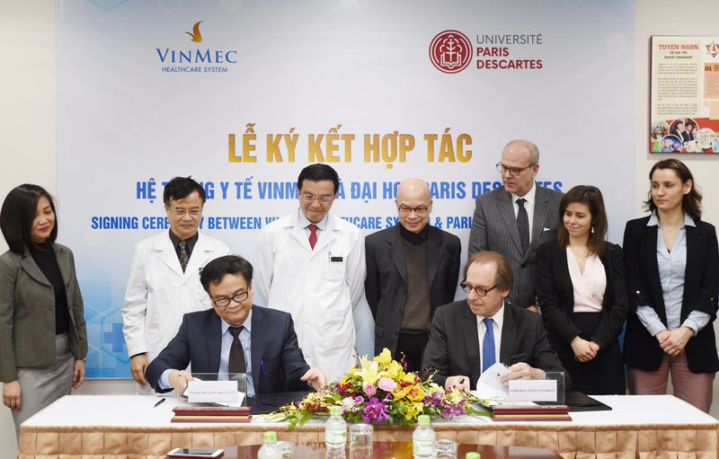 Chương trình đào tạo hợp tác giữa hệ thống Y tế Vinmec và Đại học Paris Descartes