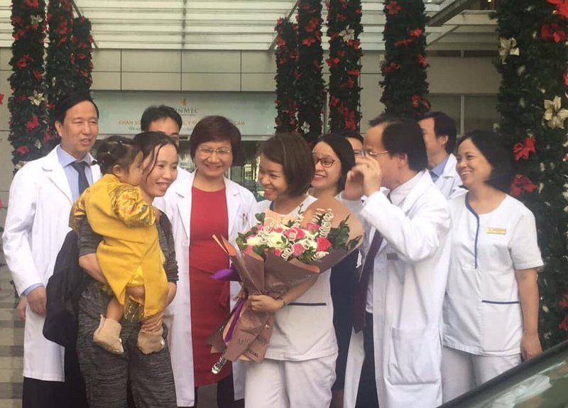 Bé Khả Ngân ghép gan tại Vinmec
