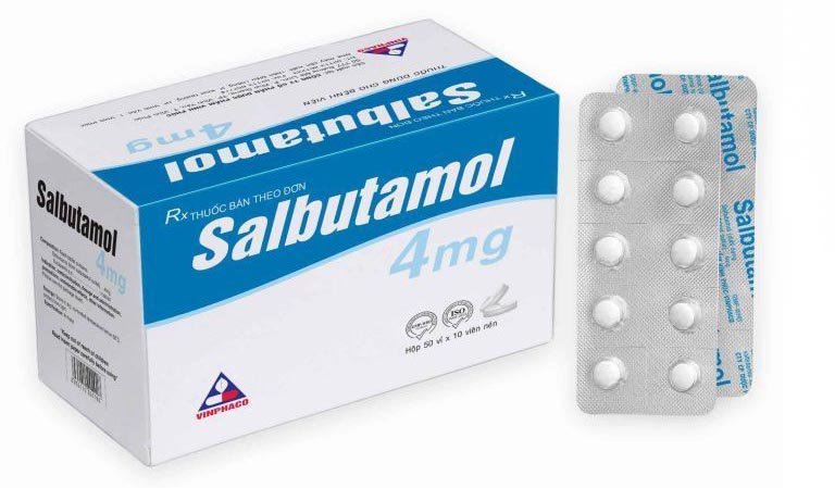 Bé hơn 2 tháng tuổi bị viêm phế quản nhẹ có uống Salbutamol được không?
