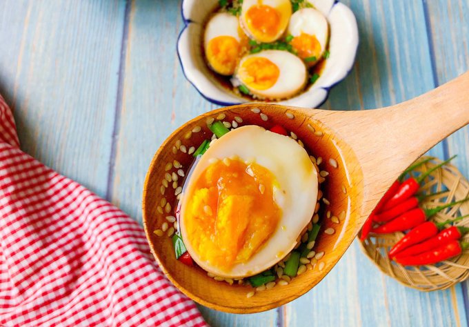 Cách làm trứng ngâm xì dầu
