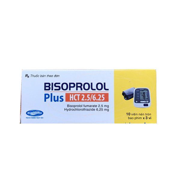 Uses Of Bisoprolol Plus HCT 2 5 6 25 Vinmec
