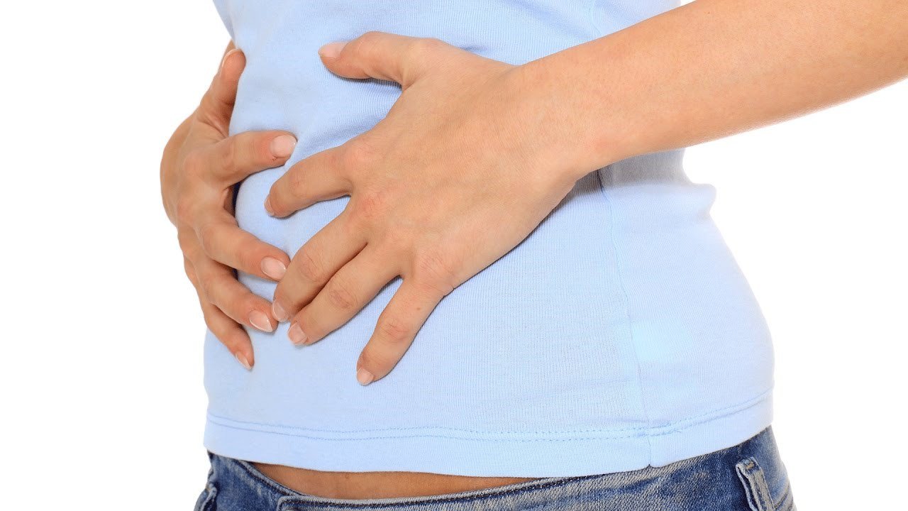 Stomach bloating with dry cough is a symptom of what disease? Vinmec