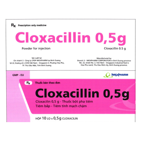 Công dụng thuốc Cloxacillin 0,5g Vinmec